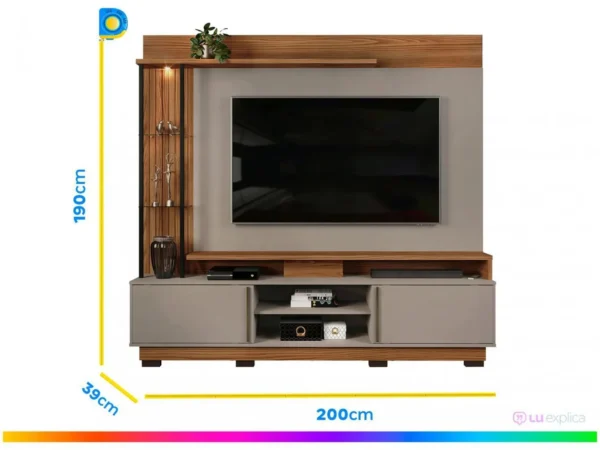 Painel para TV até 70” DJ Móveis Martino - Image 2