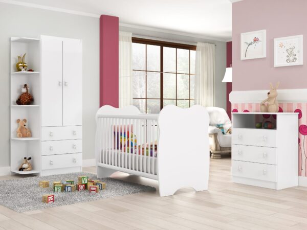 CONJUNTO QUARTO BEBE (ROUPEIRO +CANTO /COMODA /BERÇO )