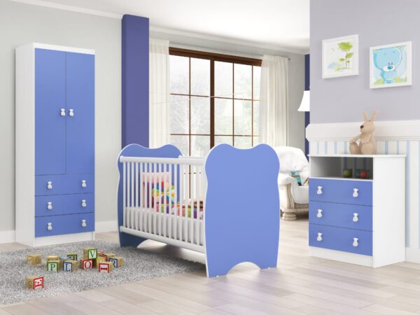 CONJUNTO QUARTO BEBE (ROUPEIRO +CANTO /COMODA /BERÇO ) - Image 4