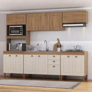 Cozinha Completa Viena 12 Portas 2 Gavetas